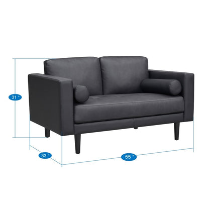 Divano in vera pelle di metà secolo per soggiorno, divano di lusso, mobili per casa, ufficio, camera da letto