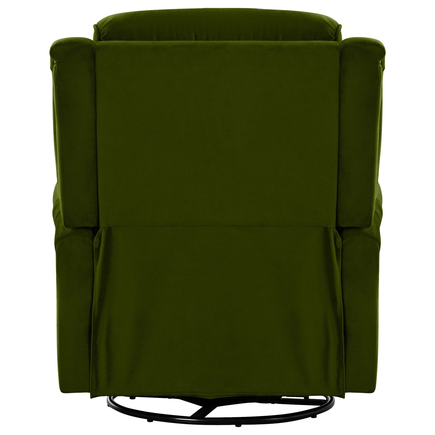 Poltrona reclinabile girevole moderna in velluto Marloo di Christopher Knight Home