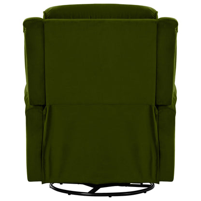 Poltrona reclinabile girevole moderna in velluto Marloo di Christopher Knight Home