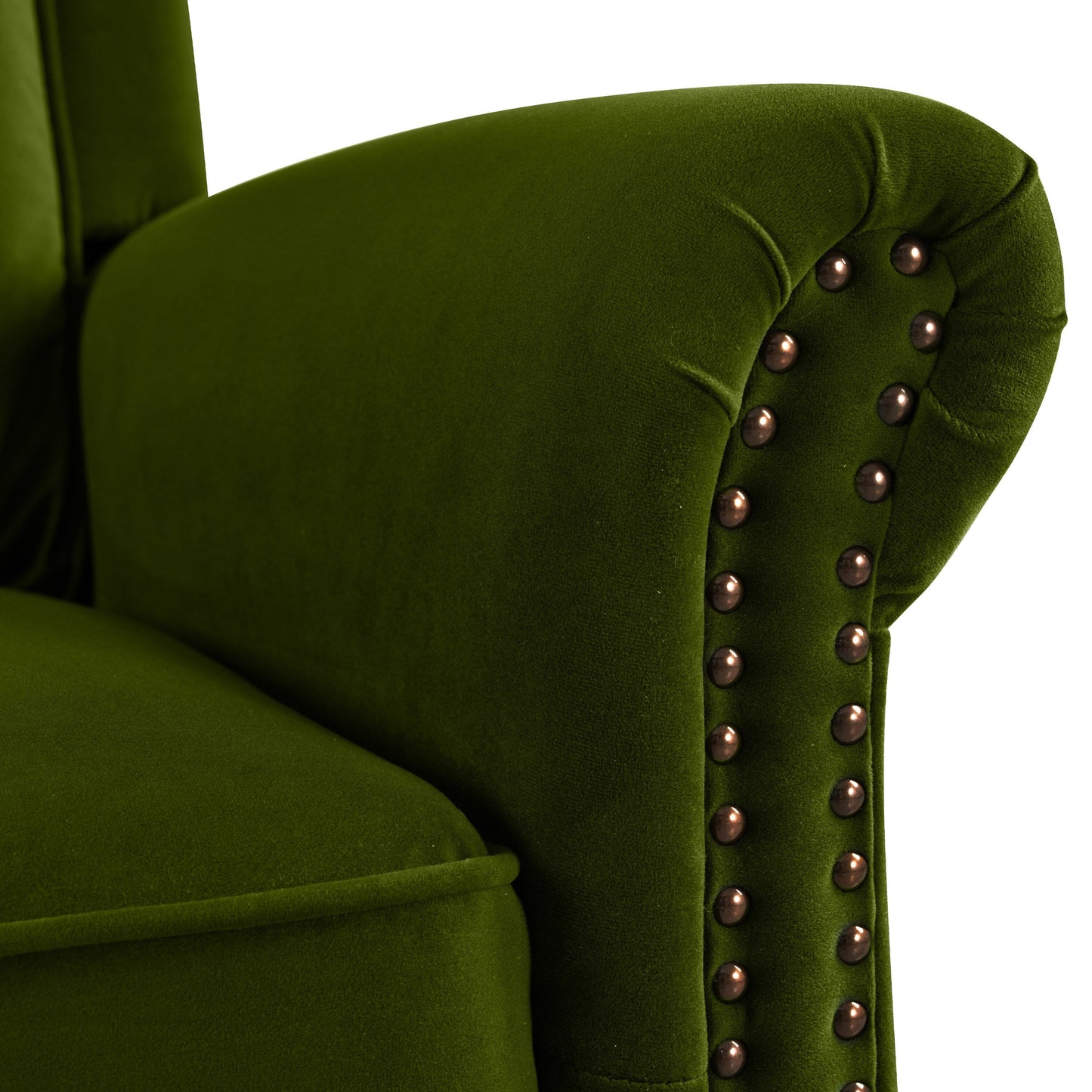 Poltrona reclinabile girevole moderna in velluto Marloo di Christopher Knight Home