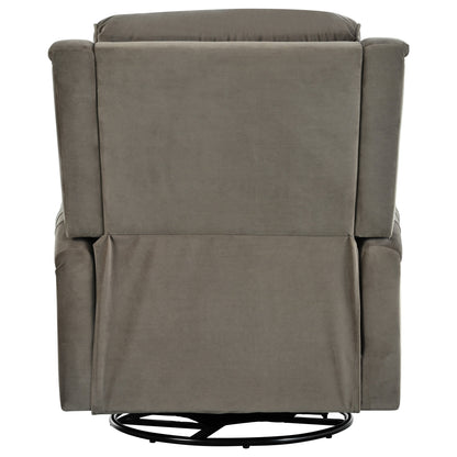 Poltrona reclinabile girevole moderna in velluto Marloo di Christopher Knight Home