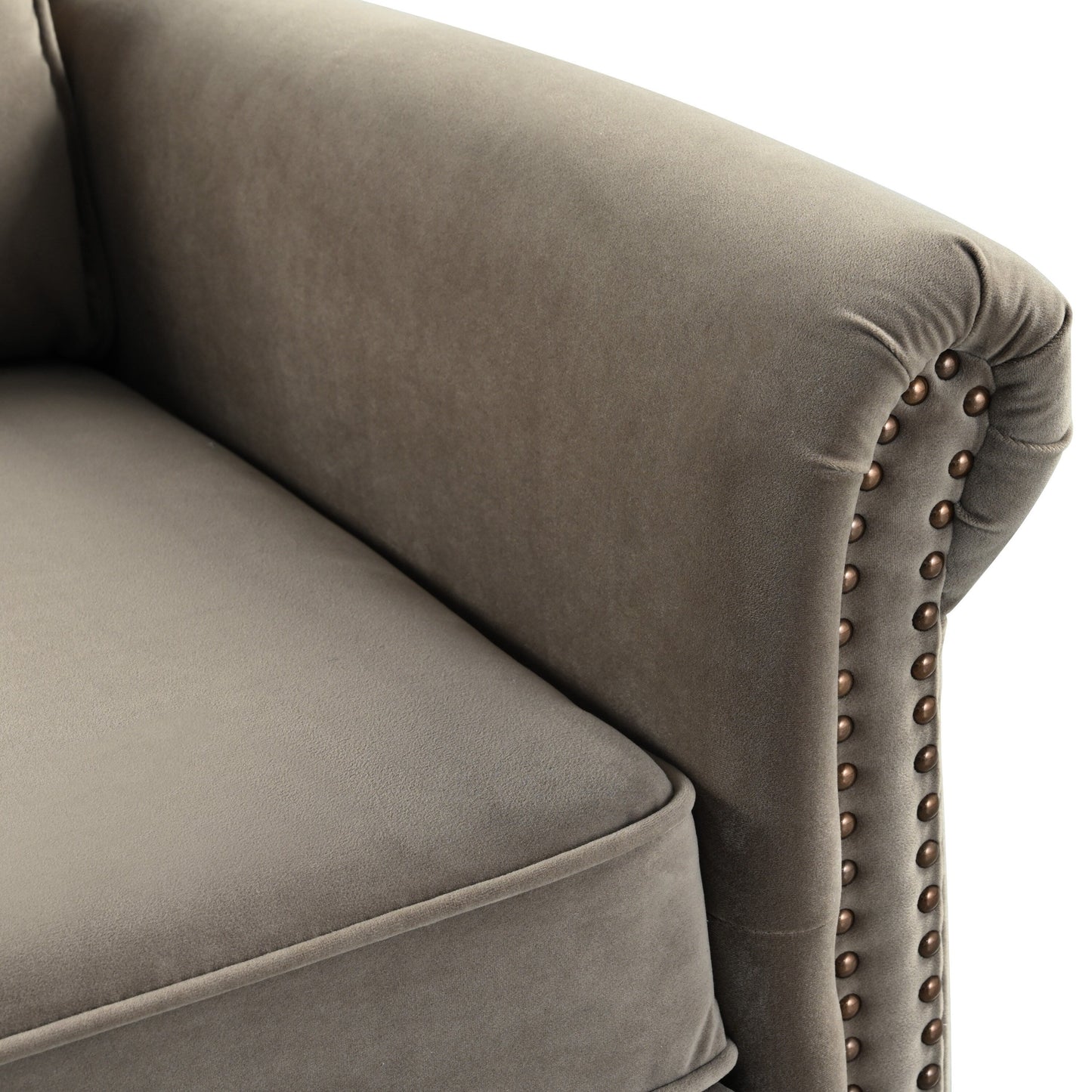 Poltrona reclinabile girevole moderna in velluto Marloo di Christopher Knight Home