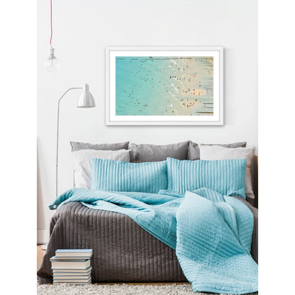 Marmont Hill - Stampa incorniciata "Divertimento in spiaggia" - Multicolore