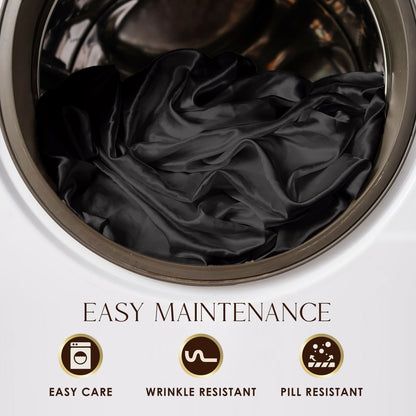 Set di lenzuola Martex Elegance Satin Silk, morbide e traspiranti, per capelli e pelle