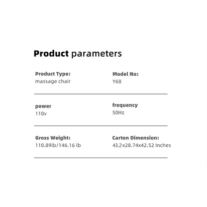 Poltrona massaggiante, poltrona reclinabile a gravità zero per tutto il corpo, riscaldamento dei fianchi, massaggio ai piedi e sistema di massaggio ad aria per l'ufficio domestico
