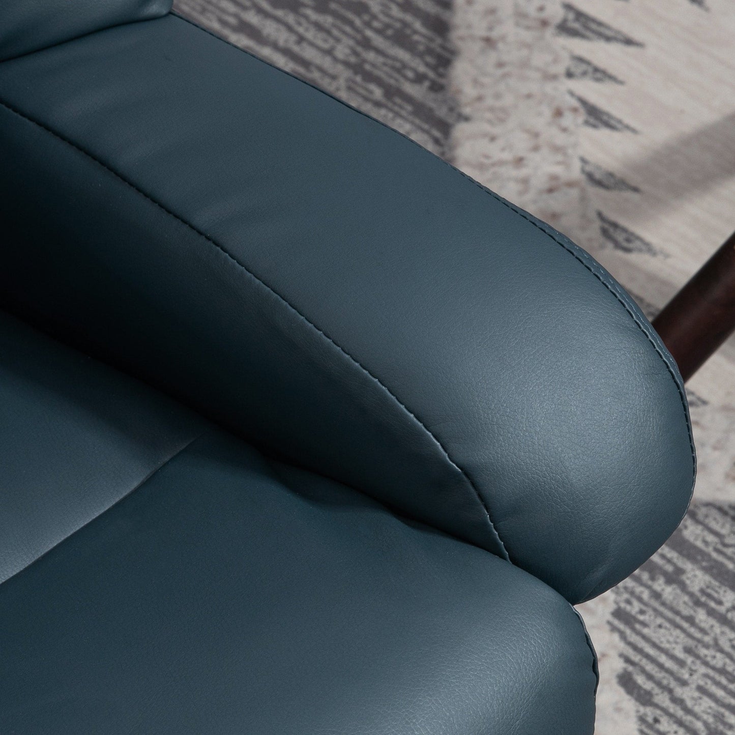 Poltrona reclinabile massaggiante con poggiapiedi