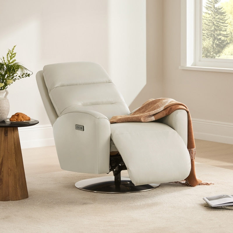 Poltrona reclinabile girevole a doppio motore Mateo