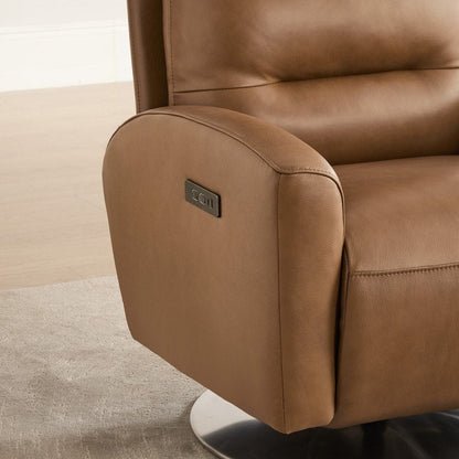 Poltrona reclinabile girevole a doppio motore Mateo