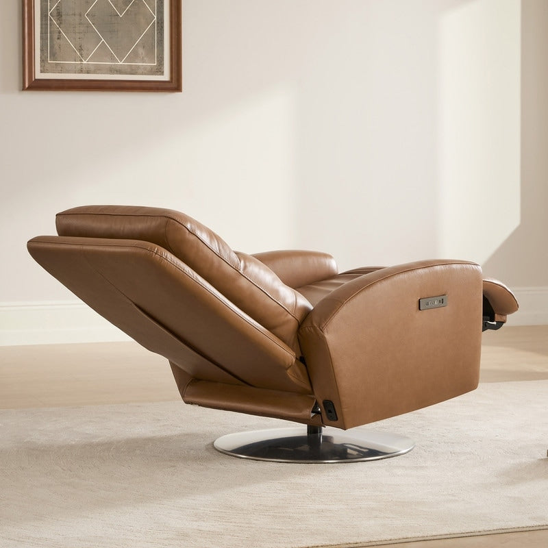 Poltrona reclinabile girevole a doppio motore Mateo