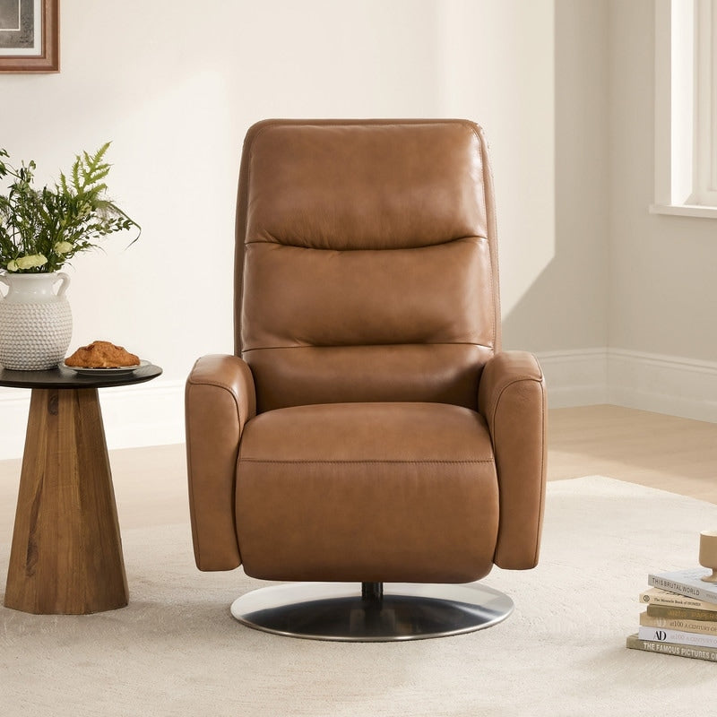 Poltrona reclinabile girevole a doppio motore Mateo