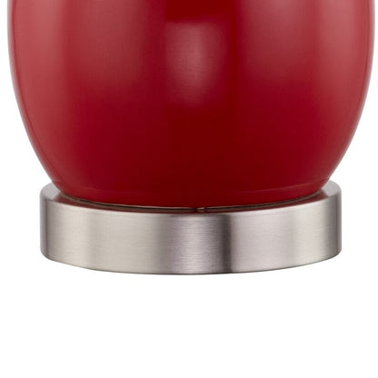 Set di lampade da tavolo in ceramica 28.5 con USB (set di 2)