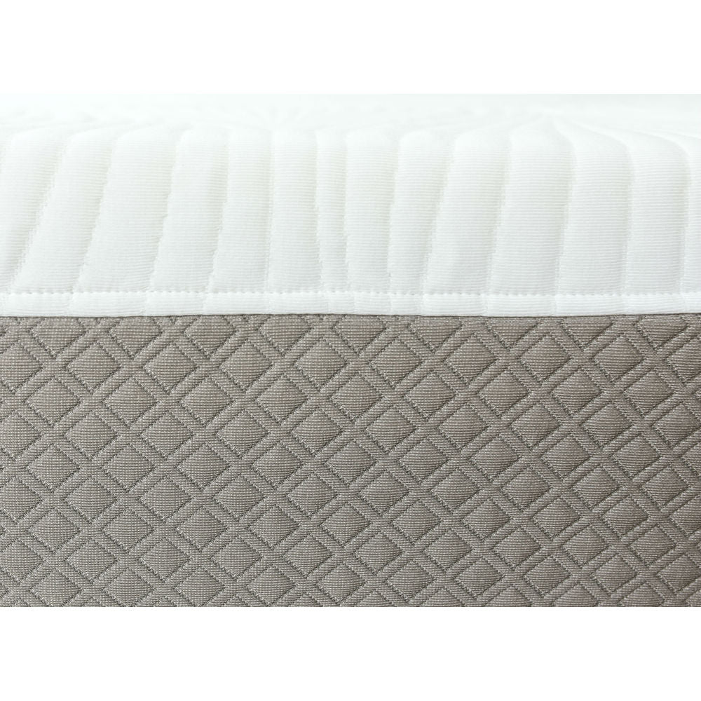 Materasso in memory foam gel ecologico Maxrest da 10 pollici per letto matrimoniale - Bianco sporco