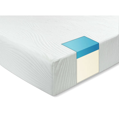 Materasso in memory foam gel ecologico Maxrest da 8 pollici per letto matrimoniale XL