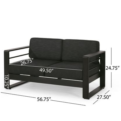 Set da chat in alluminio Maya Bay di Christopher Knight Home