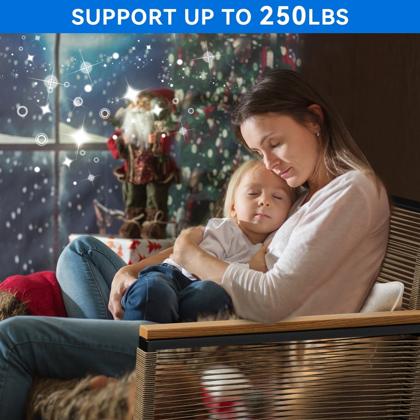 Gruppo di sedute Mcferran per 4 persone con cuscini