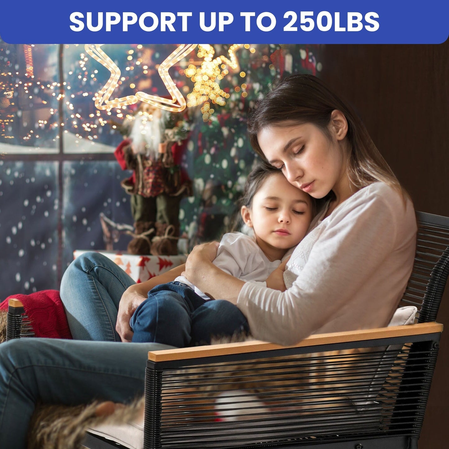 Gruppo di sedute Mcferran per 4 persone con cuscini