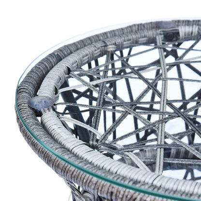 Sedia in vimini Papasan per 2 persone, modello Mcombo Patio Furniture