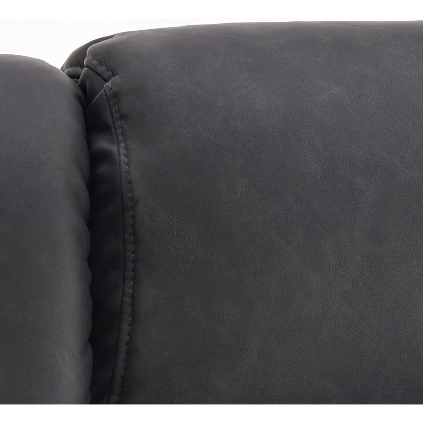 Poltrone reclinabili girevoli MCombo con poggiapiedi, poltrone TV con massaggio vibrante e tasca laterale