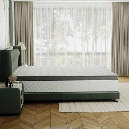 Materasso ibrido di livello di comfort medio da 8 pollici, traspirante e rinfrescante - TWIN