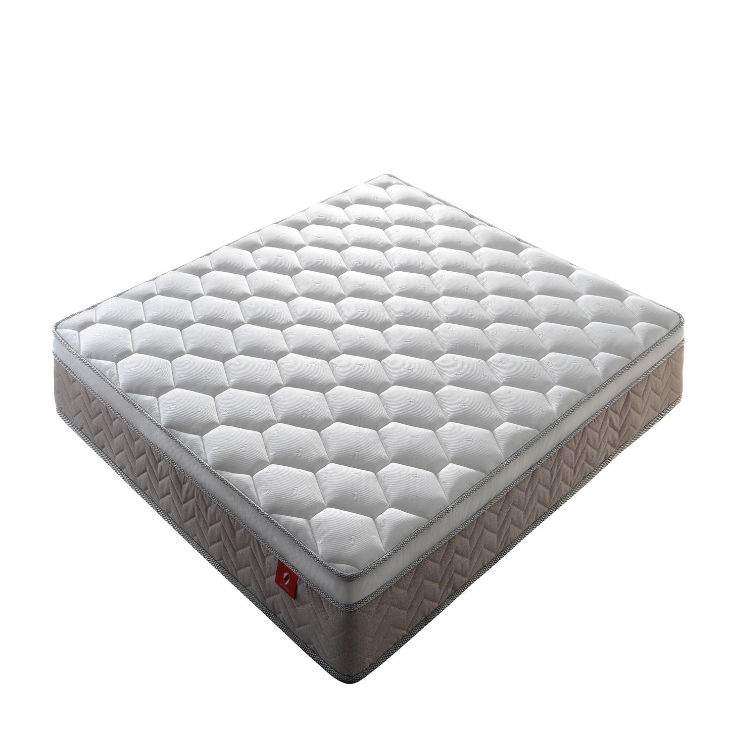 Materasso in memory foam da 12 pollici, materasso ibrido a molle insacchettate, materasso traspirante anti-pressione, in una scatola