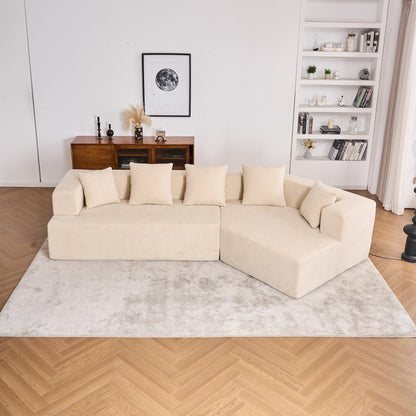 Divano in memory foam, nessuna installazione e facile da trasportare, divano moderno con seduta profonda e tessuto in ciniglia