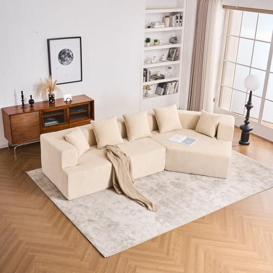 Divano in memory foam, nessuna installazione e facile da trasportare, divano moderno con seduta profonda e tessuto in ciniglia