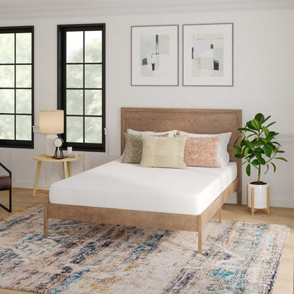 Materasso in memory foam in una scatola arricchito con carbone e tè verde