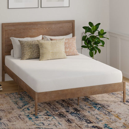 Materasso in memory foam in una scatola arricchito con carbone e tè verde