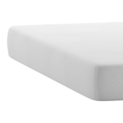 Materasso in memory foam in una scatola arricchito con carbone e tè verde