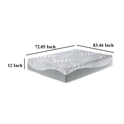 Materasso California King Meny, Memory Foam, Supporto per il corpo 12 pollici