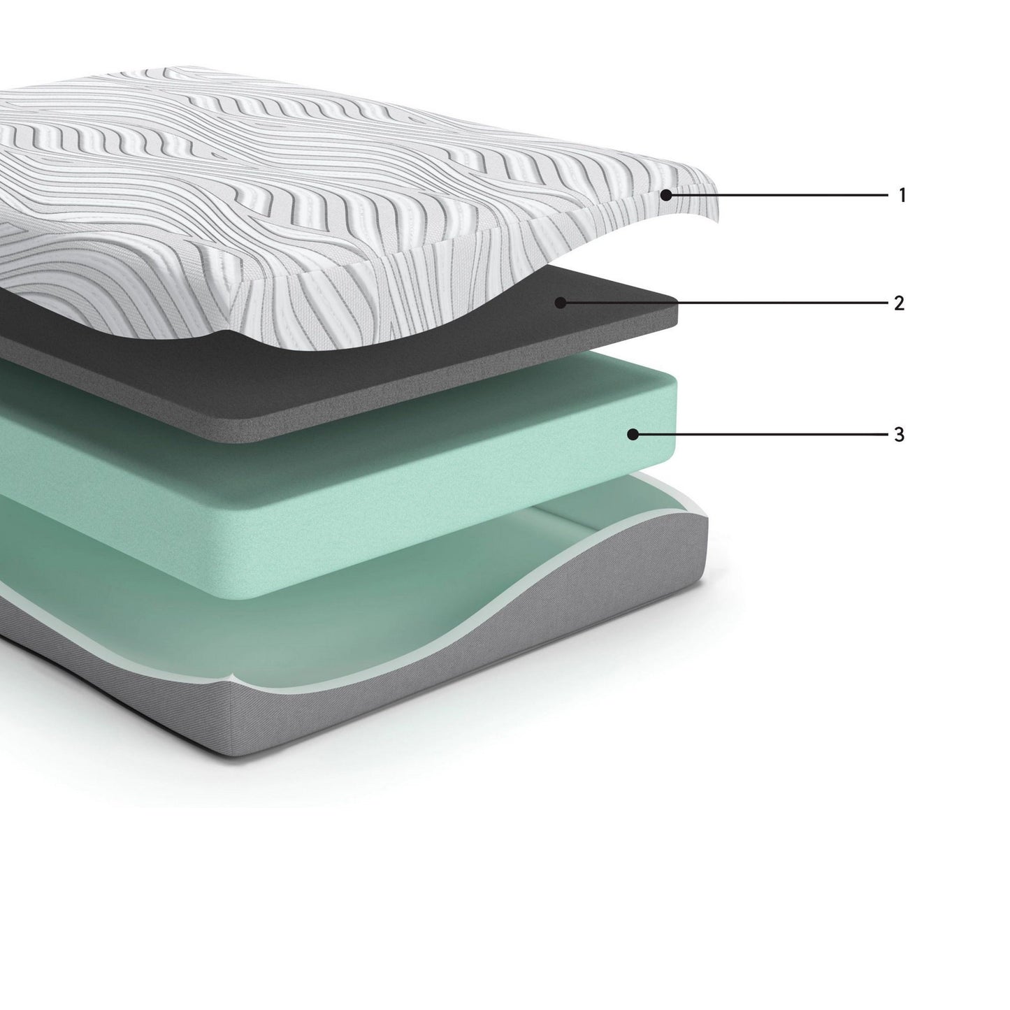 Materasso Meny King, memory foam ultra morbido, supporto per il corpo, 8 pollici