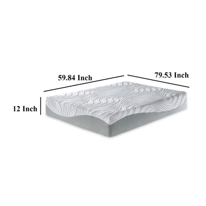 Materasso Meny Queen, memory foam ultra morbido, supporto per il corpo, 12 pollici