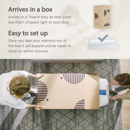 Materasso in memory foam Merax da 12 pollici di medie dimensioni