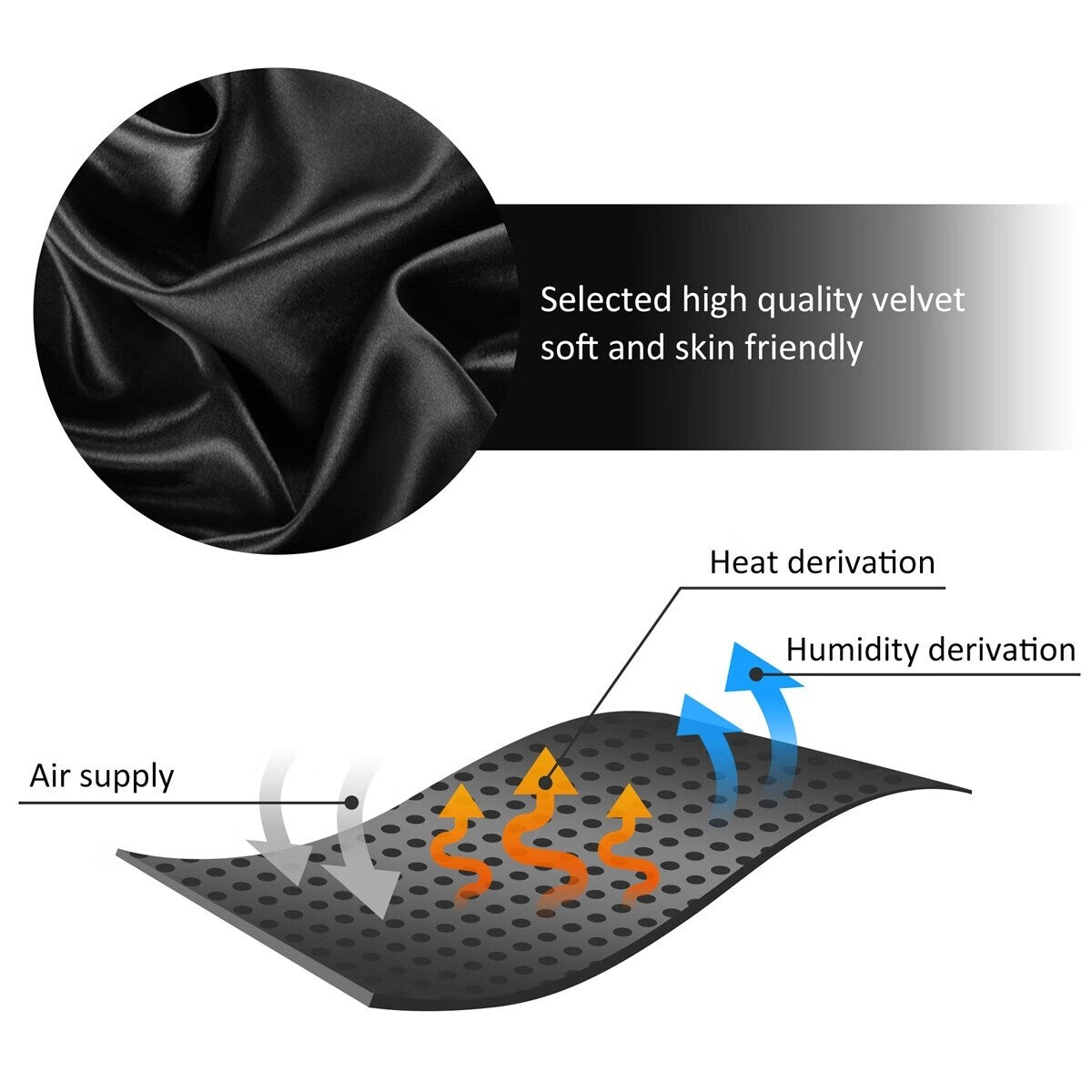 Chaise longue Merax 58 in velluto con bottoni trapuntati e bracciolo destro