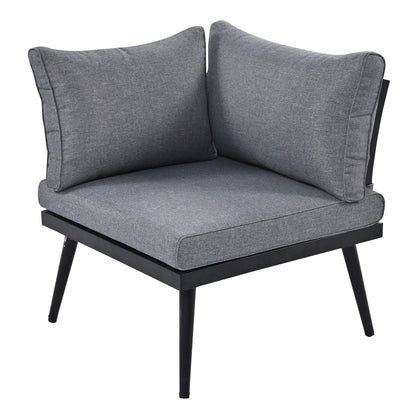 Set di divani componibili da esterno Merax da 6 pezzi