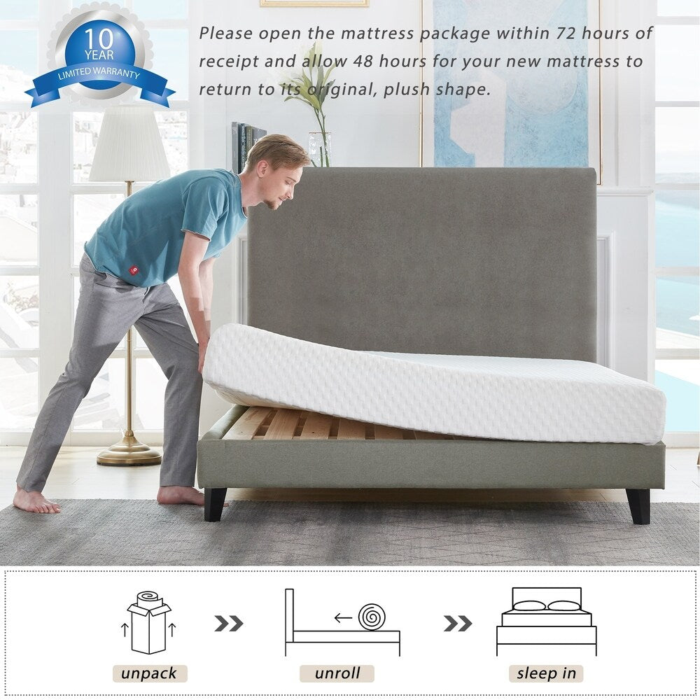 Materasso in memory foam Merax da 8 pollici di medie dimensioni