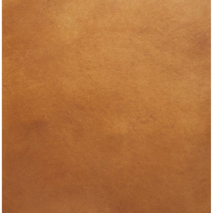 Divano rivestito in vera pelle Ricciardo Cognac - 86,6 L x 38,6 W x 26,4 H