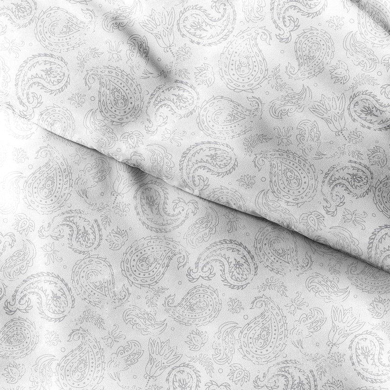 Set copripiumino oversize con stampa Paisley Simply Soft da 3 pezzi