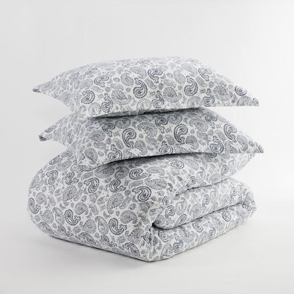 Set copripiumino oversize con stampa Paisley Simply Soft da 3 pezzi