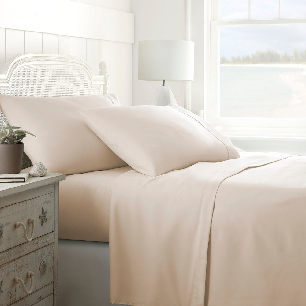 Set di lenzuola con tasche profonde ultra morbide Home Collection da 4 pezzi