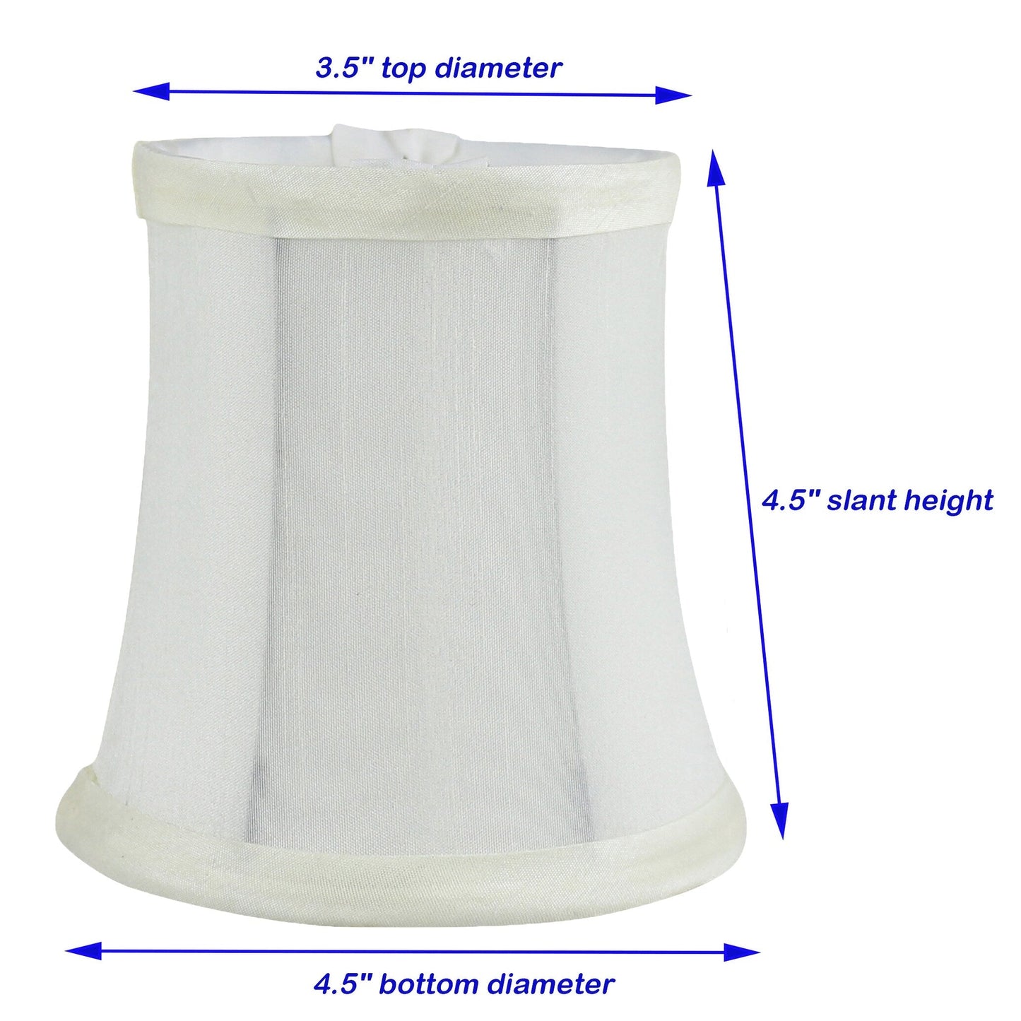 Paralumi per lampadario Meriville, 3 pollici per 4,5 pollici per 4,5 pollici, a clip