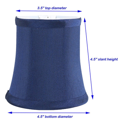 Paralumi per lampadario Meriville, 3 pollici per 4,5 pollici per 4,5 pollici, a clip