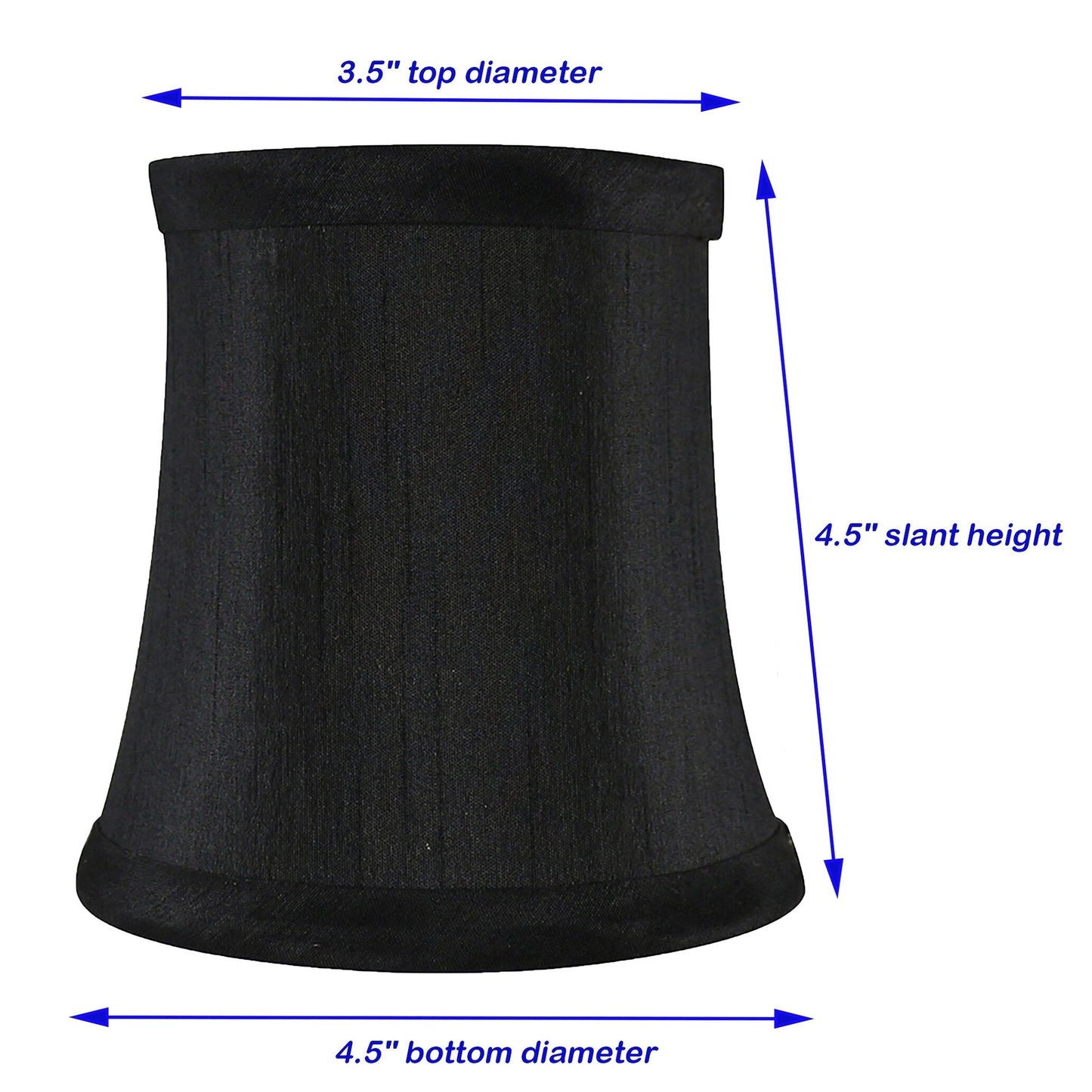 Paralumi per lampadario Meriville, 3 pollici per 4,5 pollici per 4,5 pollici, a clip