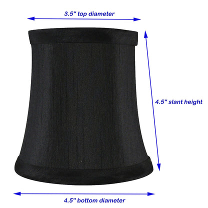 Paralumi per lampadario Meriville, 3 pollici per 4,5 pollici per 4,5 pollici, a clip