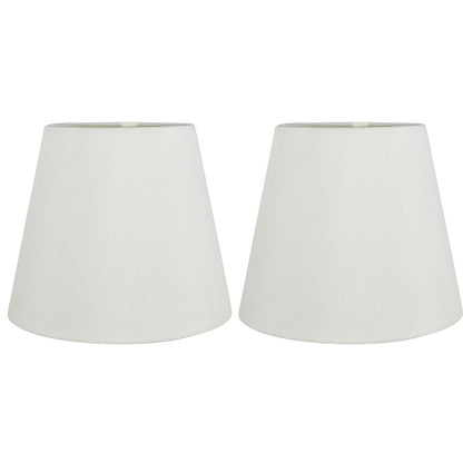 Paralumi per lampadari Meriville in finta seta con clip, 4 pollici x 6 pollici x 5 pollici