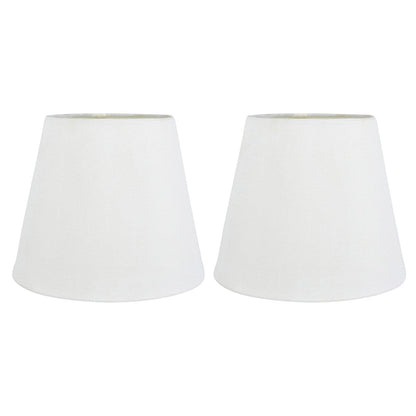 Paralumi per lampadari Meriville in finta seta con clip, 4 pollici x 6 pollici x 5 pollici