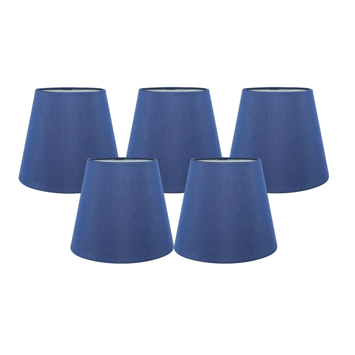 Paralumi per lampadari Meriville in finta seta con clip, 4 pollici x 6 pollici x 5 pollici