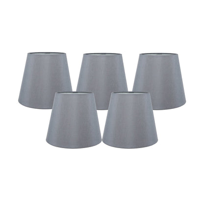 Paralumi per lampadari Meriville in finta seta con clip, 4 pollici x 6 pollici x 5 pollici