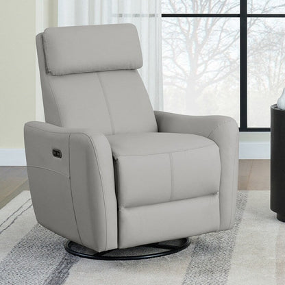 Poltrona reclinabile per allattamento Merlin Power Swivel Glider Rocker Recliner