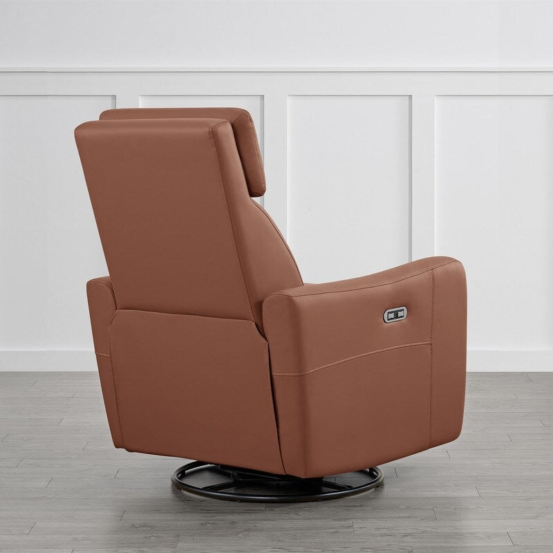 Poltrona reclinabile per allattamento Merlin Power Swivel Glider Rocker Recliner